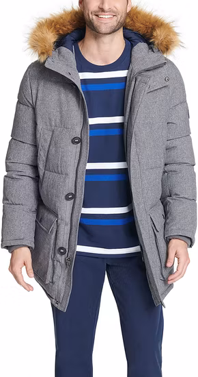 모피 후드 다운 파카 캐나다 스타일 남성 플러스 사이즈 거위 다운 재킷 야외 겨울 재킷 파카 아웃웨어