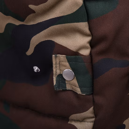 남성용 겨울 퀼트 다운 패딩 조끼 민소매 겉옷